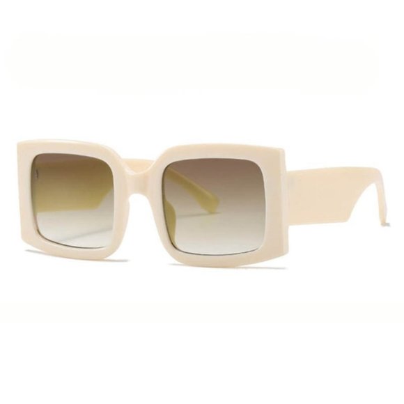Ivory Oversized Sunglasses - Picture 1 of 2